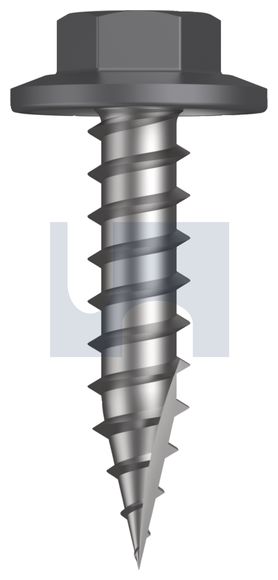 SCREW T17 HEX BARE C4 12-11 X 25 BASALT
